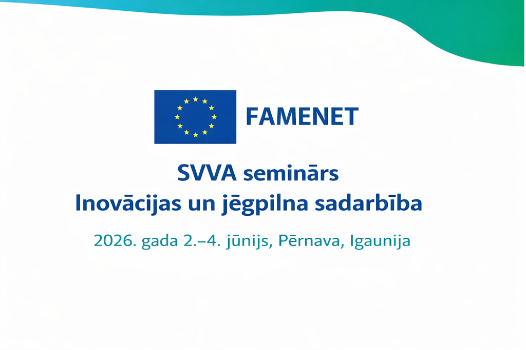 Pērnavā notiks seminārs par Inovācijām un Jēgpilnu sadarbību
