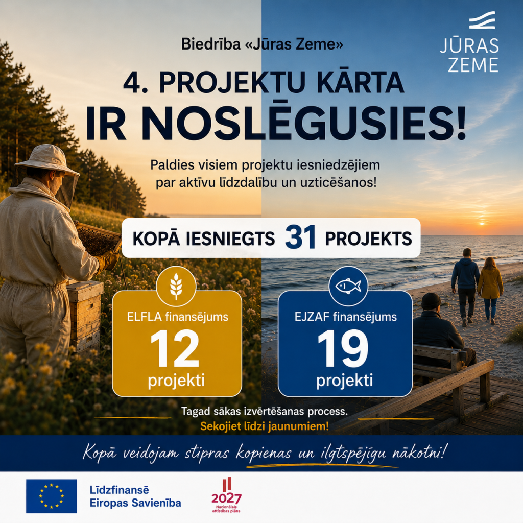 Jūras Zeme 4. projektu kārta noslēgusies!